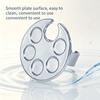 Mini Nail Art Mixing Ring Palette, Cute Paw Print Finger Ring Palette for Gel Nail Polish, Acrylic Paint Manicure DIY Nail Salon