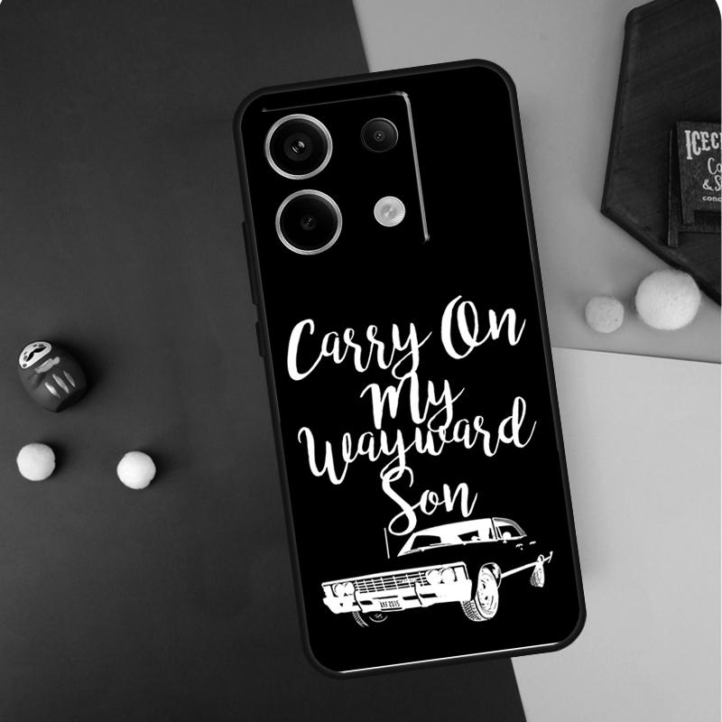 Supernatural CARRY ON WAYWARD SONS Case For Xiaomi Redmi Note 14 13 12 11 10 9 15 Pro Plus Redmi 15 14C 13C 10C 12C 15C Funda