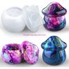  Mushroom Jar Silicone Mold with Lid For DIY Crafting Project Supplies Epoxy Resin Casting Home Decors Organization