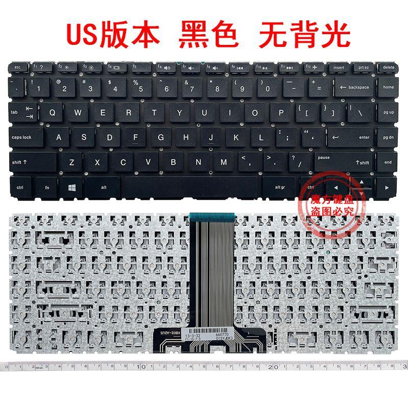 

SP/LA for HP HP 14-AB/Al 14-J TPN-Q171 Q158 C121 W118 Keyboard 13-U [New] Black (no backlight) Official standard