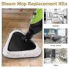6pcs H2o Steam Mop Pads Cover Replacement Washable Cloth Cleaning Rag
