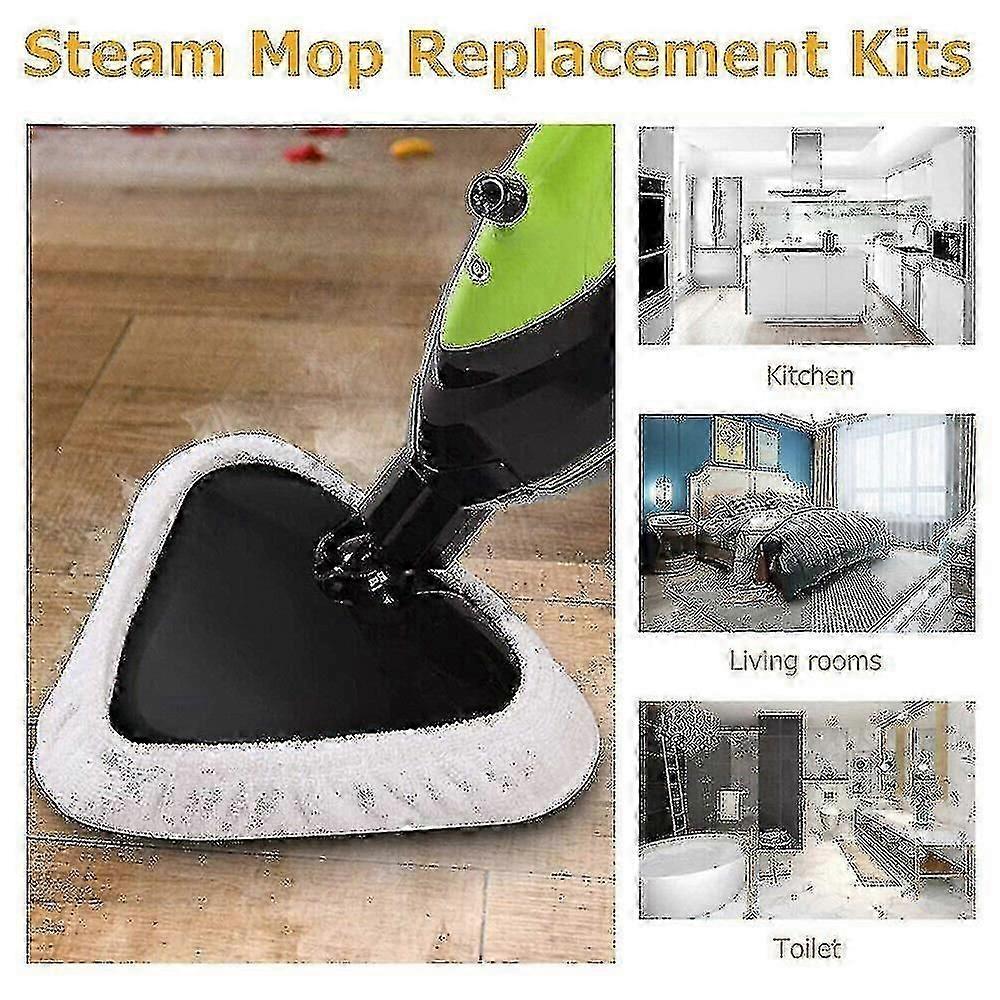 6pcs H2o Steam Mop Pads Cover Replacement Washable Cloth Cleaning Rag