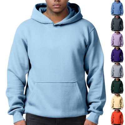 Sweat à capuche en polaire pour homme, décontracté, à manches longues