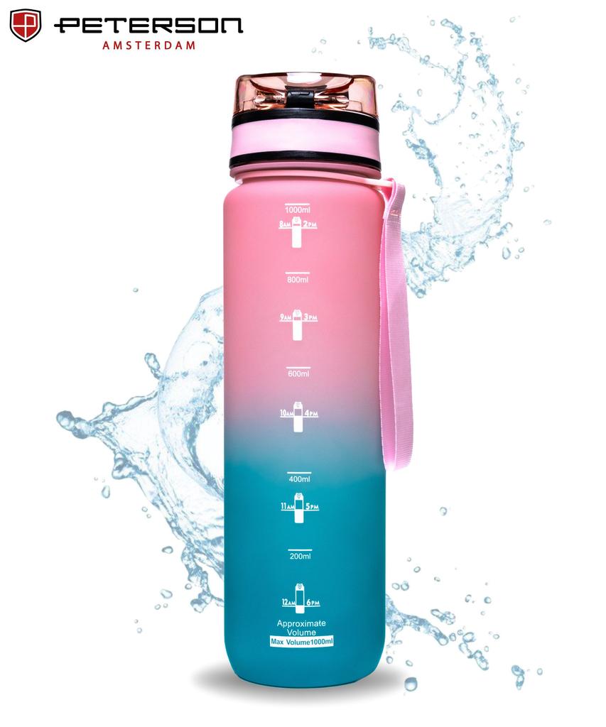 Water bottle 1L PTN HY-003-1L-9546 Pink-Blue
