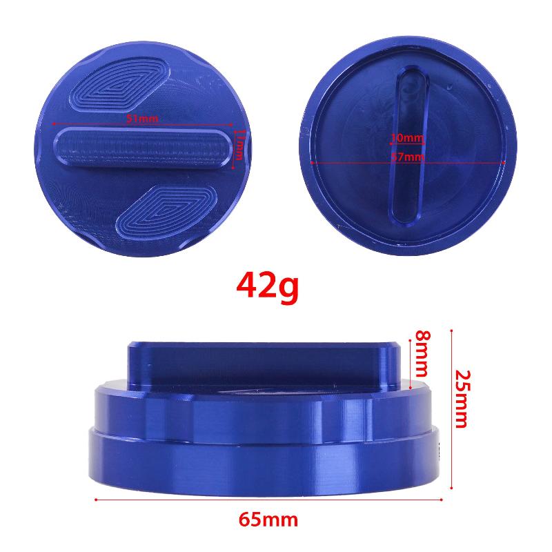 1Pc Motorcycle Modified Fuel Tank Cap Modification Aluminum Alloy Decorative Fuel Cap Accessories Gas Tank Cover