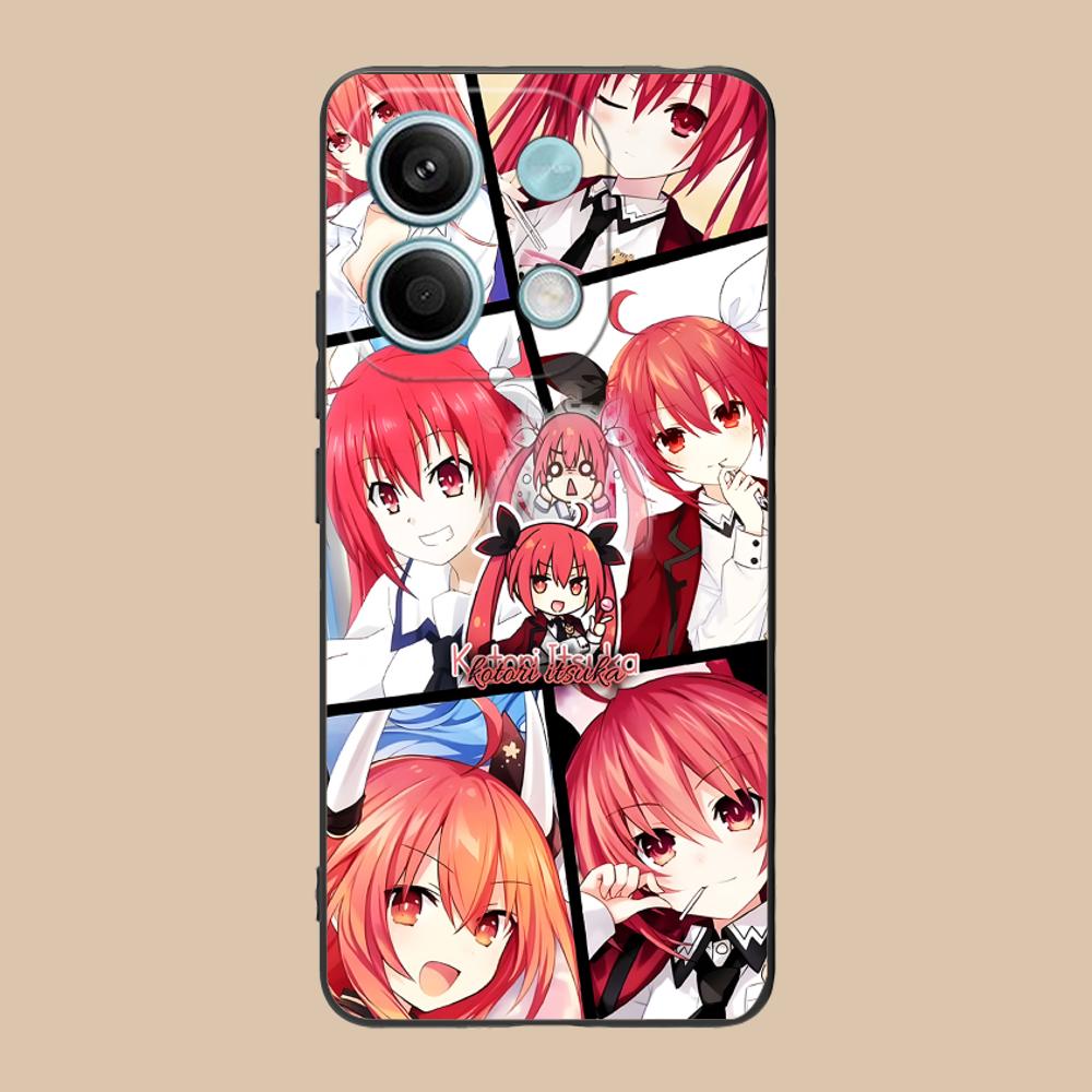 Date a Live Kotori Itsuka Matte TPU Mobile Phone Case for POCO M7 M6 M5 M4 M3 X7 X6 X5 X4 X3 Pro GT 5G Colorful Printing Cover