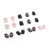 24 Pcs Spice Girl Sweet Cool Ins Wind Wearing Nail Pink Love Impact Black Purple Full Nail Art