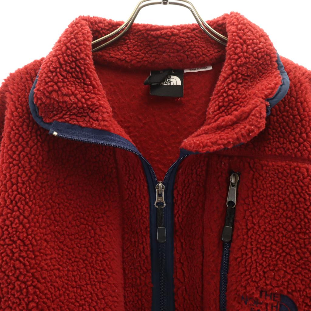 THE NORTH FACE Fleece jacket L Red series NA-1202 Outdoor Men's Used