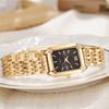 New Light Luxury Steel Band Fashion Simple Square Quartz Wristwatch for Women