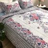 1PC/3PCS Printed Bedspread Queen Size Floral Cotton Quilt Bedding Set, Lightweight Summer Quilted Blanket for Bed Comforter