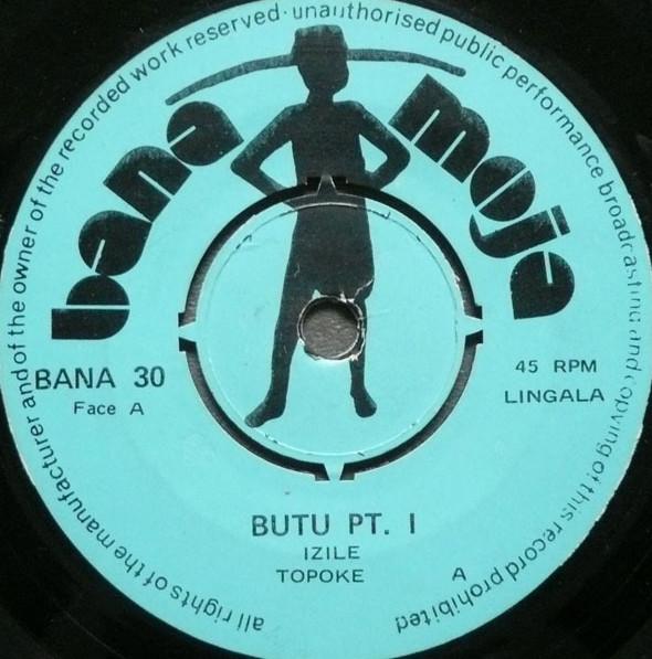 7inch Record IZILE TOPOKE Butu BANA30 BANA MOJA Kenya World Music Used