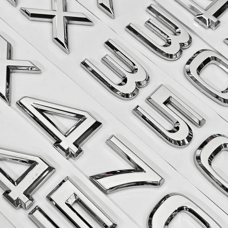 3D ABS Logo For Lexus GX470 LX570 LX600 RX350 RX300 Emblem Number Letters Sticker Car Trunk Badge Adhesive Decal AccessoriesDX7
