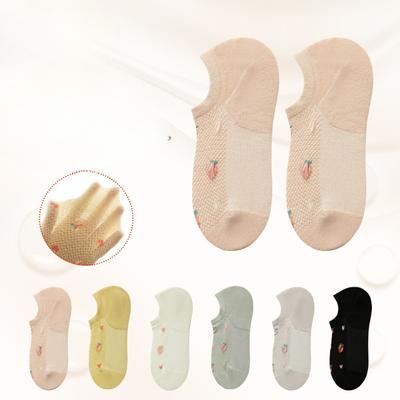 Socks Women Summer Sweat Absorbent Silicone Boat Socks Thin Cute Mesh Women's Socks Thin Short Socks Invisible Socks