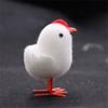 Toy Chick Cute Handmade Chicken Easter Desktop Decor Festive Photo Props for Home Desk Table Shelf Decor Ornaments