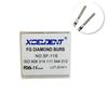 10pcs Dental Diamond Burs Drill Polishing Smoothing Whitening Super Coarse FG 1.6mm For High Speed Handpiece SF-11S