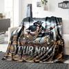 Name Custom Motörhead Print Flannel Blanket High Quality Warm Comfortable Cover for All Seasons Perfect for Gifts Home Decor