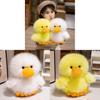 Adorable Plush Duck Toy Soft Stuffed Yellow Duckling Cuddle Companion For Kids