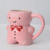 Auf Lager: Keramik Lebkuchenmann Tasse, Keramik Weihnachtsbaum Tasse, Keramik Keks Becher, Keramik Wasserbecher