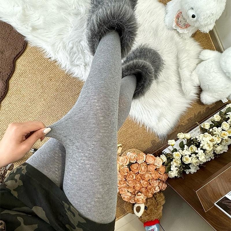 2025 Autumn Winter Basic Tights Women 100D High Waist Elastic Slim Opaque Stockings Pantyhose Silky Footed Tights For Party