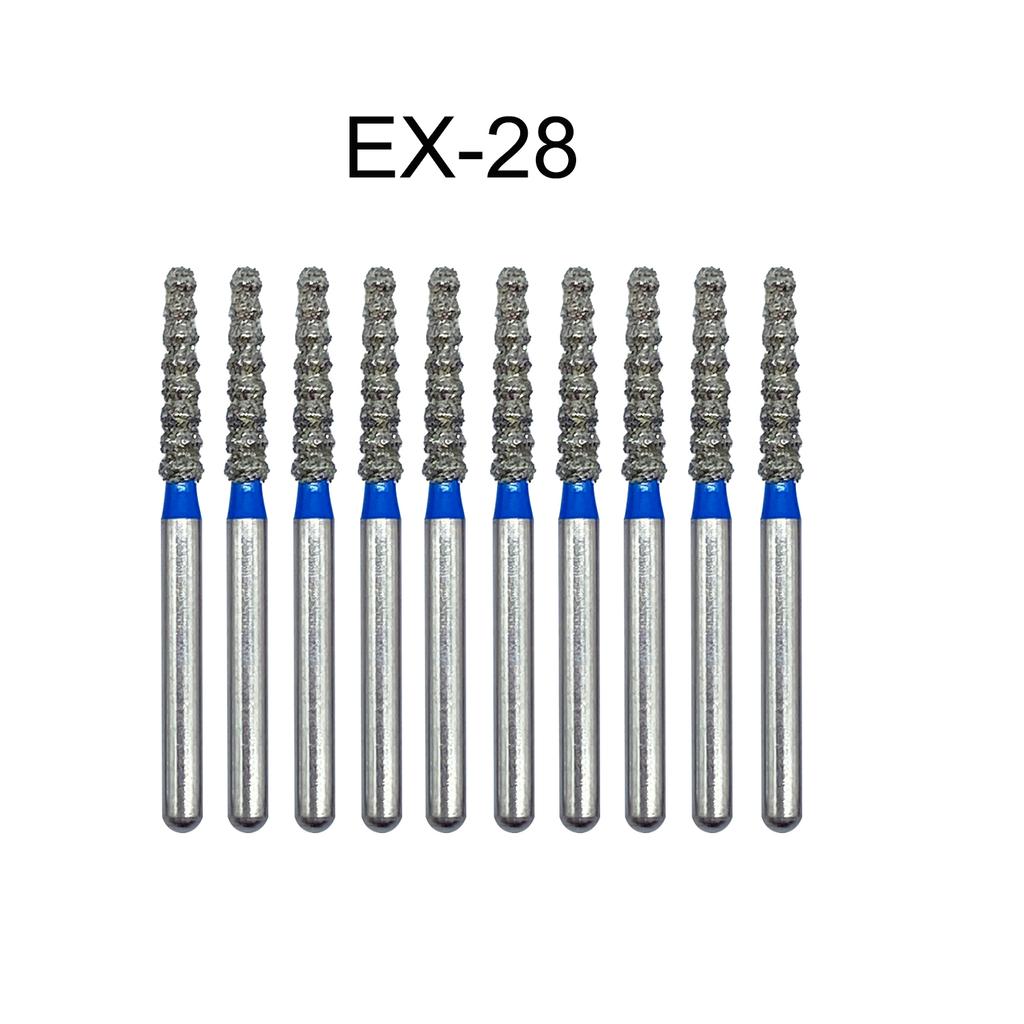 Nun Ck 10 Stück/Packung Dental Diamantbohrer für Hochgeschwindigkeits-Handstück Zahnarztbohrer FG-Serie Durchmesser 1,6 mm