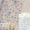 Delicate Jelly Chic Bowknot Silk Ribbon Knot Star Shiny Dreamy Self Adhesive Nail Art Decorations Sticker Dressy Manicure Decals