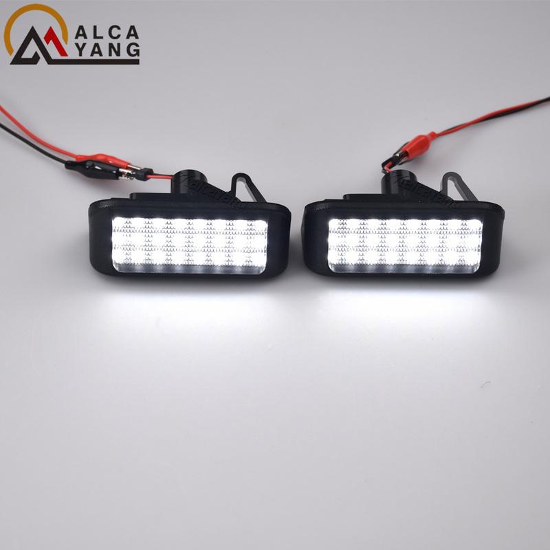 White LED Rear License Plate Light for Peugeot Expert Partner Traveller Rifter Ranch Citroen Berlingo Dispatch Jumpy Spacetourer