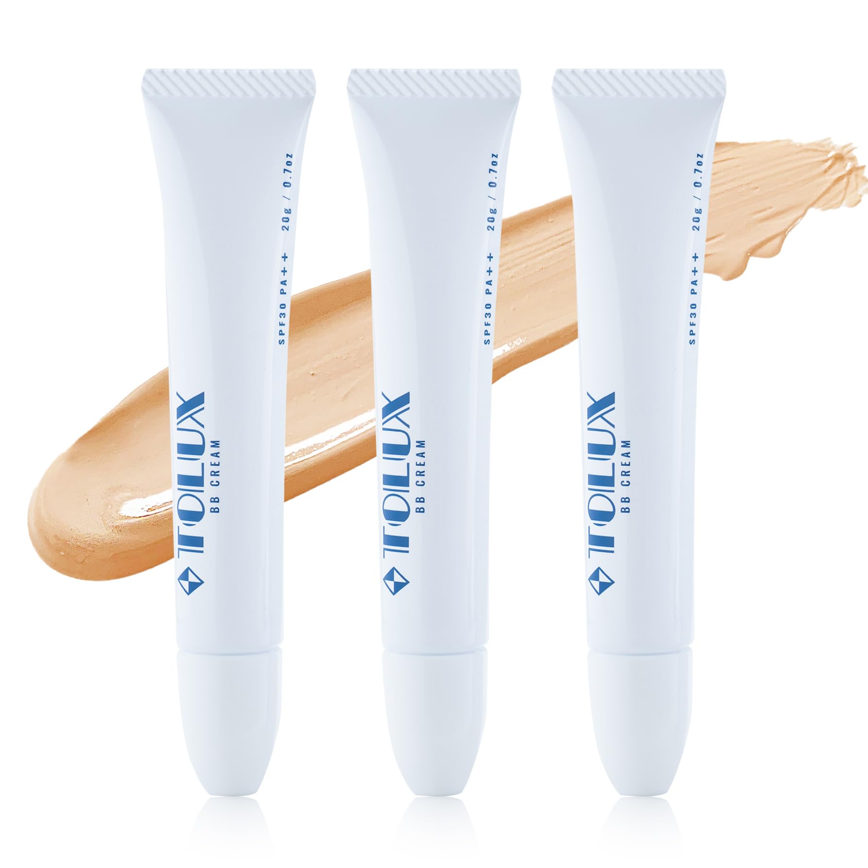 

[Official] TOLUX Men s BB Cream Sunscreen SPF30 PA++ Concealer 20g Beige Ochre Natural Covers Acne Scars, Stubble, Dark Circles, Pores, Clean Look,