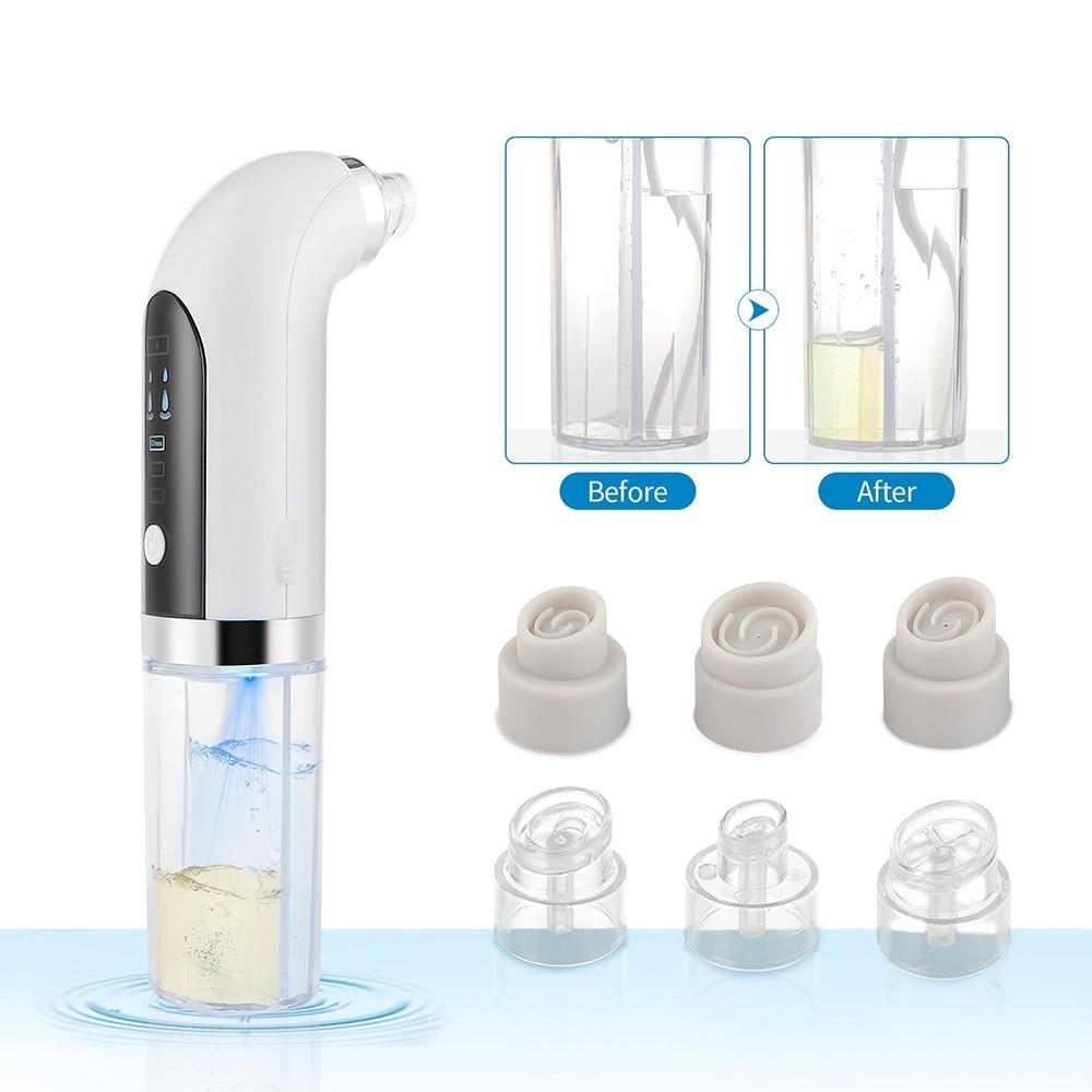 Face Pores Cleansing Skin Mouisture Brighten Device Blackhead Strong Suction Vacuum Cleaner Microbubble Blackhead Remover
