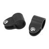 2 Pcs Bimini Top Jaw Slide 22mm Black Nylon Bimini Top Fitting Marine Hardware for Boat Yacht 22MM Sunshade Hardware
