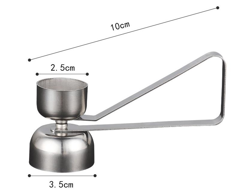 

Открывалка для яиц Яйцерезка Инструмент для взбивания яиц из нержавеющей стали Кухонные принадлежности Инструменты для приготовления пищи Творческие гаджеты 2-в-1 Взбивалка для яиц