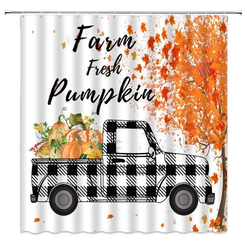 

Творческий Camper Подсолнух Душевые занавески Черный Белый Буффало Клетчатый Грузовик Акварельные Цветы Ткань Для Шторки Для Ванной Комнаты Декор Для Ванной Комнаты 90x180cm-35x70in