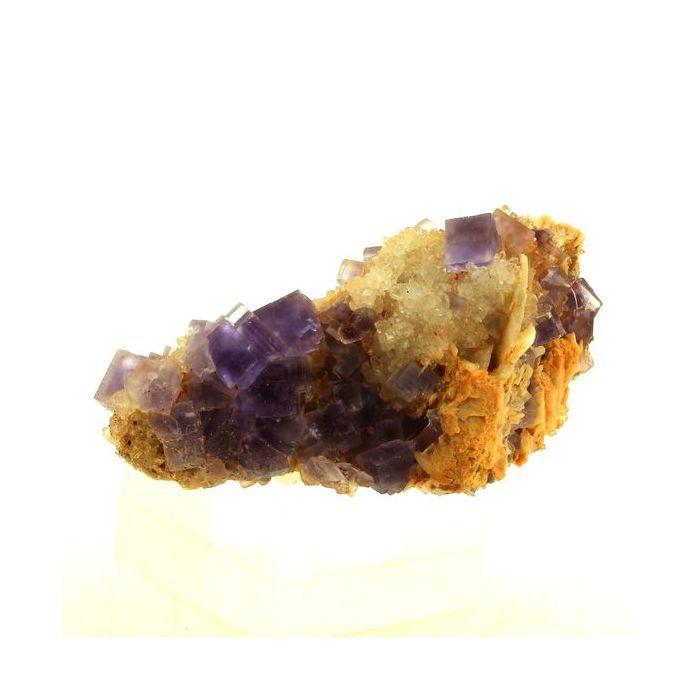 Pierres et Minéraux. Fluorite + Baryte + Quartz. 250.0 ct. La Cabaña, Berbes, Asturias, Espagne.