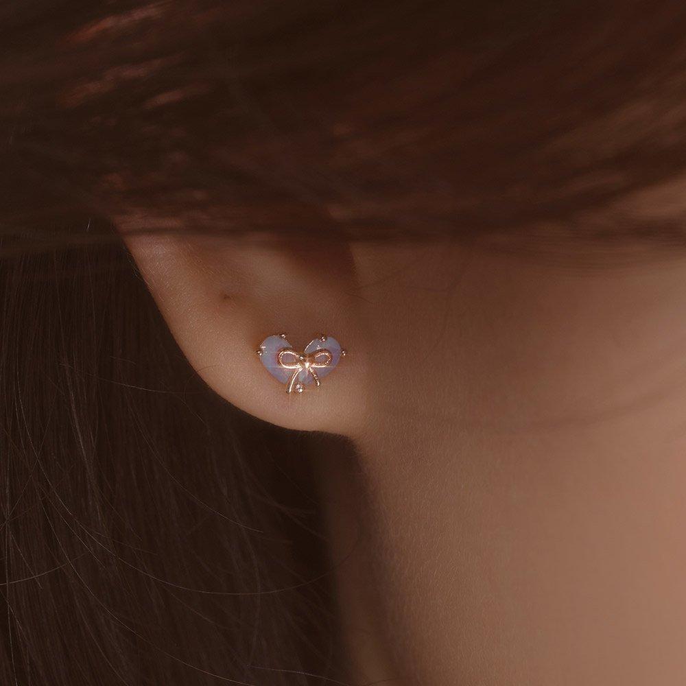 925 Silver Daviel Ribbon Earrings W