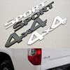 3D Metal Car Rear Bumper Trunk Logo 4X4 Sport Emblem Sticker For wer1 Toyota Land Cruiser 4Runner Tacoma Tundra Hilux Fortuner 1wer