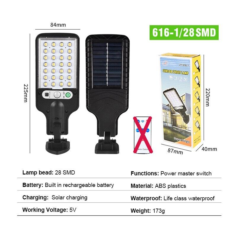 Solar-Straßenlaternen für den Außenbereich, wasserdicht, Bewegungsmelder, LED-Wandlampe mit 3 Beleuchtungsmodi, solarbetriebene Lichter für Garten, Terrasse