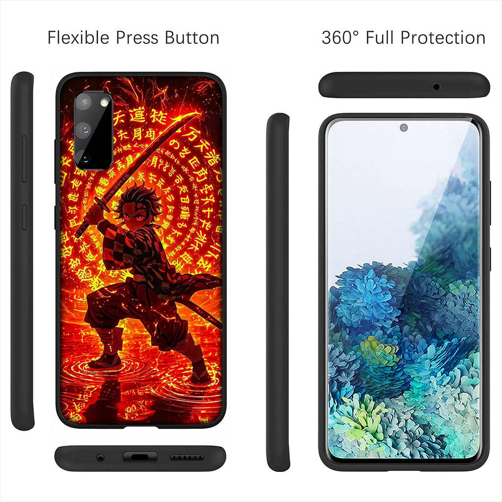 for Motorola Moto Edge 70 60 50 G54 G86 Samsung Galaxy S25 iPhone 17 16 15 Redmi Note 14 13 Pro Max Phone Case Demon Slayer Agatsuma Zenitsu Tanjirou