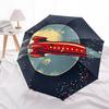 1pc Rocket Moonshot Auto Open/close, All-Season Portable Folding Umbrella for Women & Men, Travel, Everyday, Formal Events - Compact Luxury Parasol, O