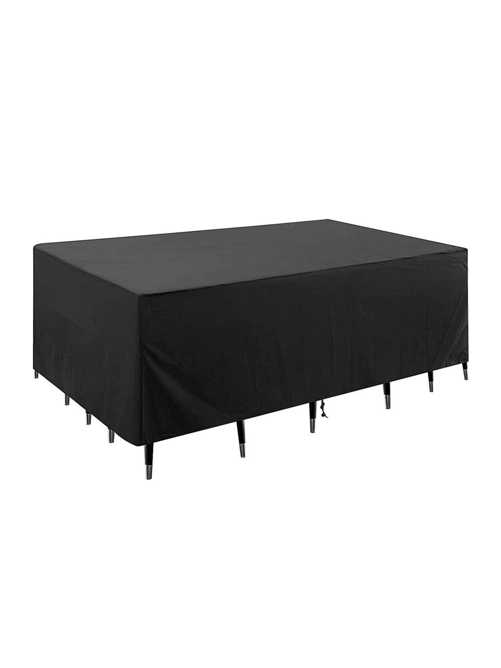 Patio furniture cover, outdoor furniture cover waterproof, outdoor table cover 40x40x40 чёрный