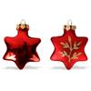 Set of 4 red stars