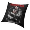 Terrifiers Film Horror Kunst Slasher Halloween Kissenbezug Sofa Wohnzimmer Quadratischer Kissenbezug 40x40 Kissenbezüge