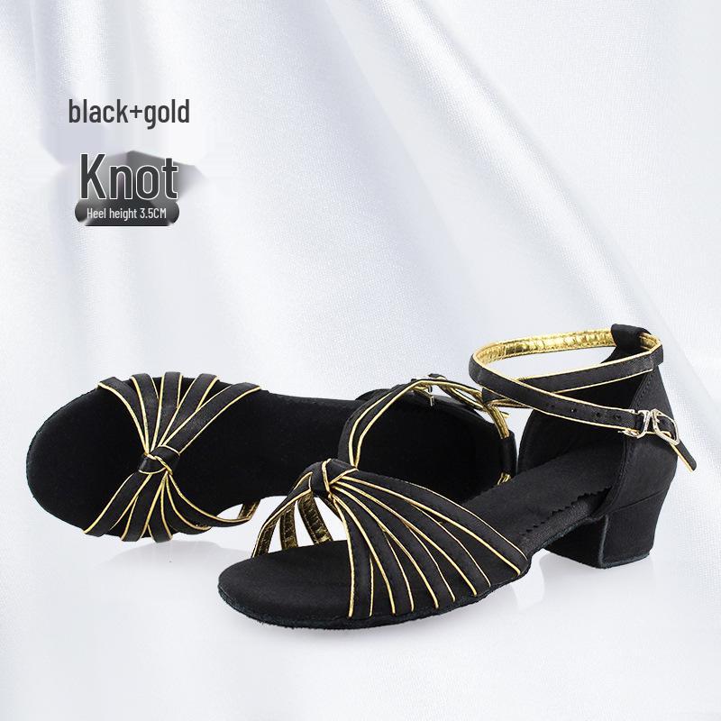 Scarpe da Danza Latina e da Esibizione per Bambini con Suola Morbida