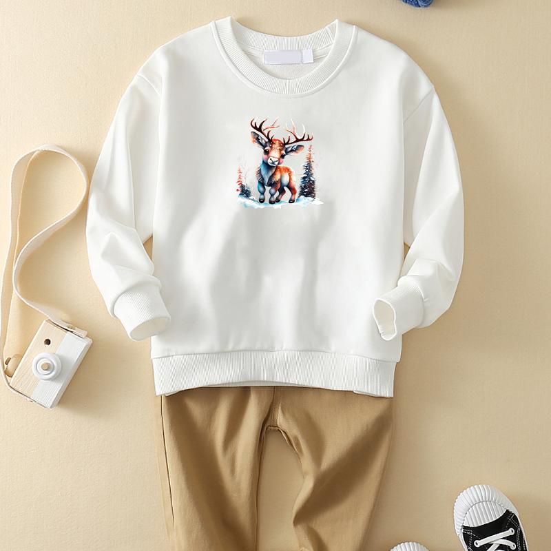 Winter Rentier Bügelbild Aufkleber Aufkleber Diy Accessoire Aufkleber Jeans Streifen Wärmepresse Applizierte Mode Stoff Patches