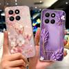 For Honor 400 Smart 5G Case LGN-NX1 Luxury Butterfly Painted Cover Soft Silicone Case For Honor X7d HonorX7d Honor400 Smart Bags