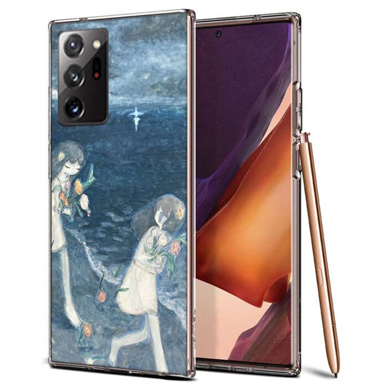 Aya Takano Gemälde Handyhülle für Samsung A55 A35 A25 A15 A07 A05S A16 A17 A26 A36 A37 A56 A57 Galaxy Note 20 10 A50S A71 A51