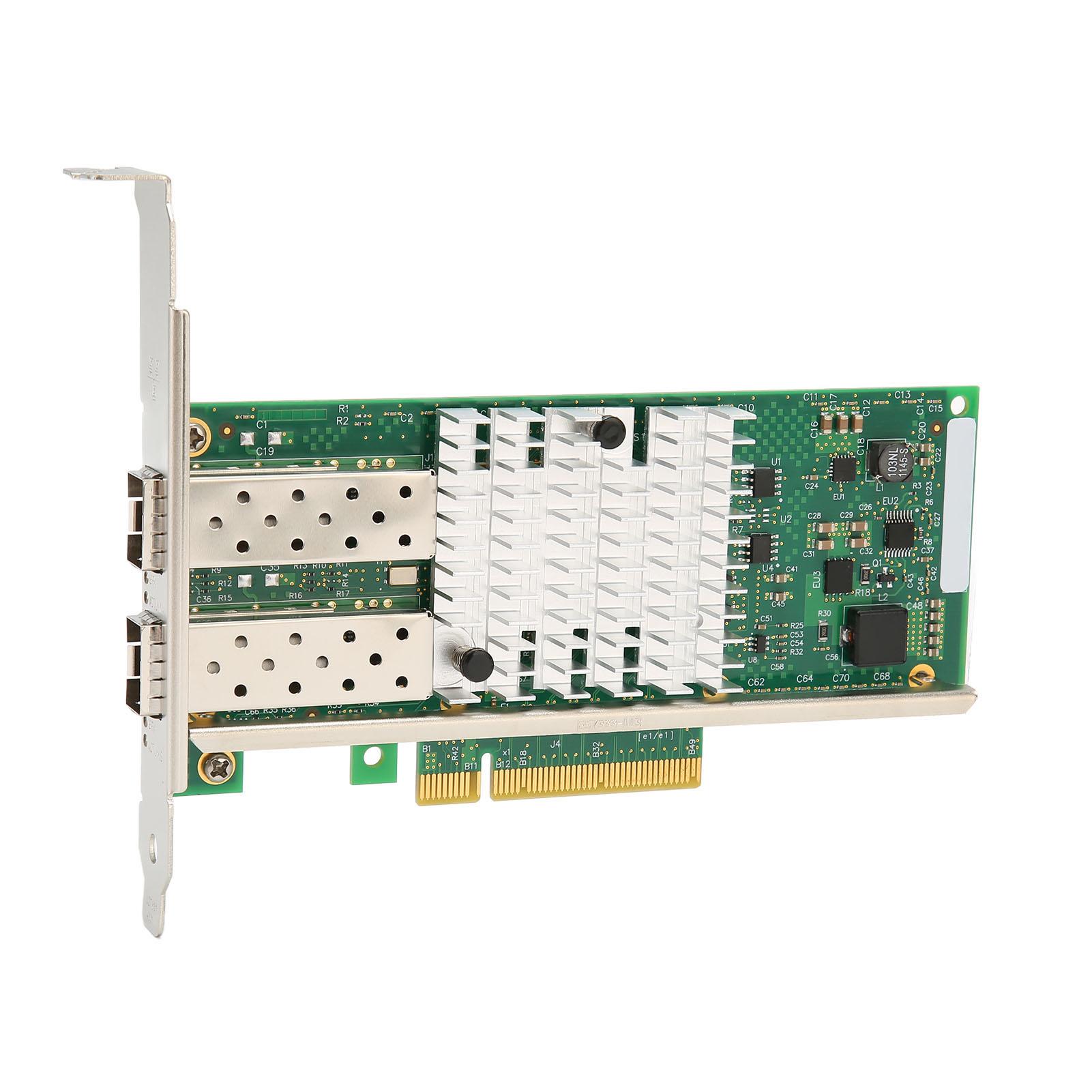 

10Gb SFP+ PCIE Network Card NIC Dual SFP Plug and Play Ethernet Converged Network Adapter Ethernet