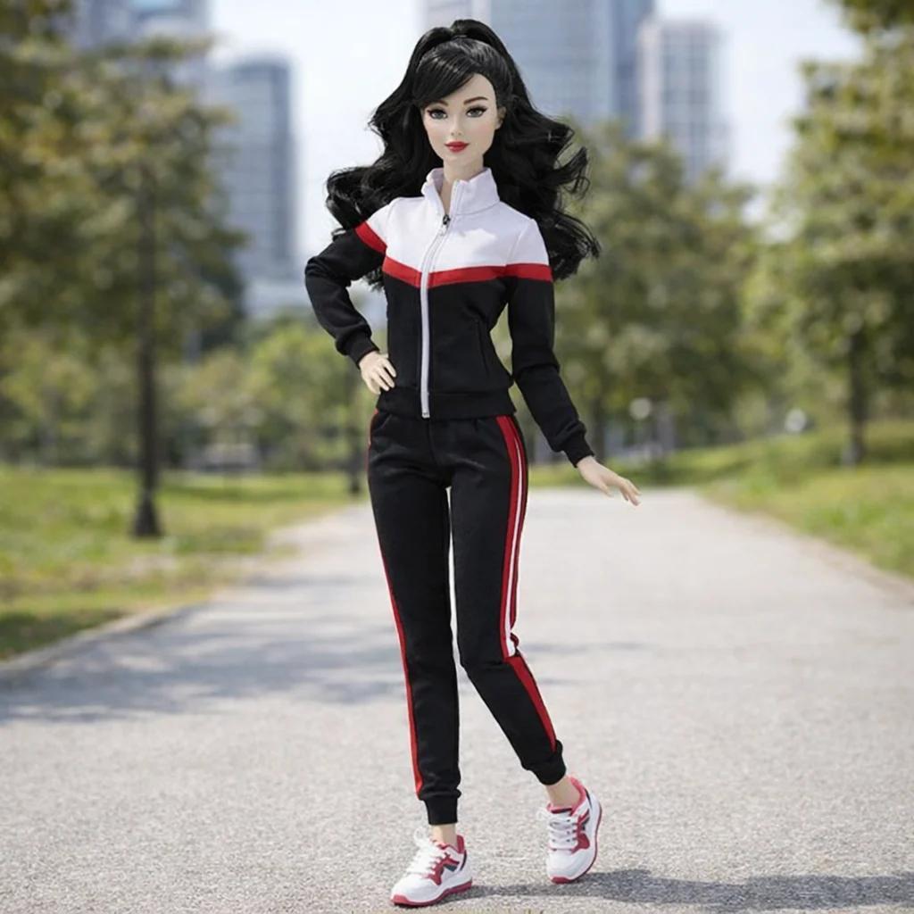 Girls European Supermodel Nude Dark Skin Dress Up 16 Model Curly Hair 32Cm Action Figure Body Accessories