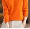 Australian Wool V-Neck Loose Knit Sweater for Women - 2025 Autumn/Winter Collection