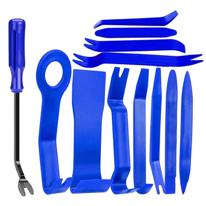12-Piece Car Audio Installation & Door Panel Removal Tool Set with 6" Screwdriver