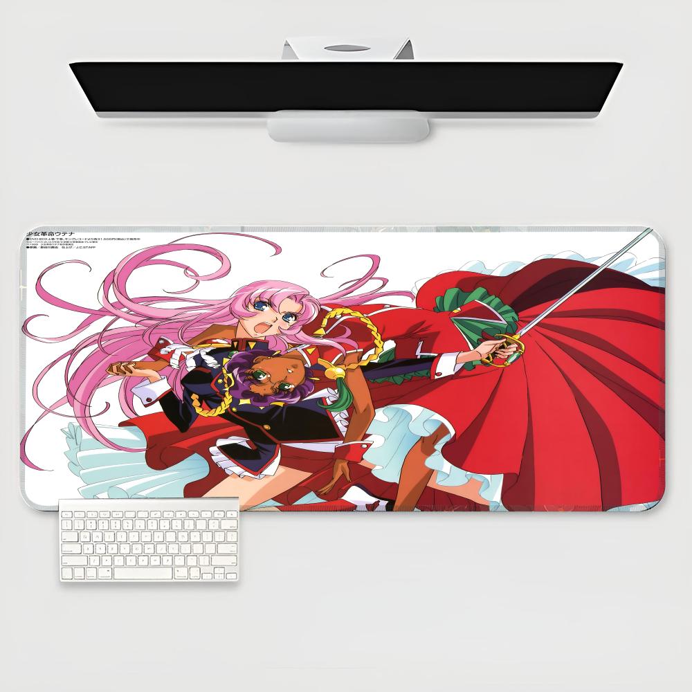 Revolutionary Girl Utena Mouse Pad E-sports players game teclado XXL Large Computer Laptop Non-slip Keyboard Desk Mat Computer G 600x300x2mm