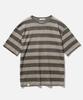 VASTIC Stripe Half Hazzi Knit_Khaki